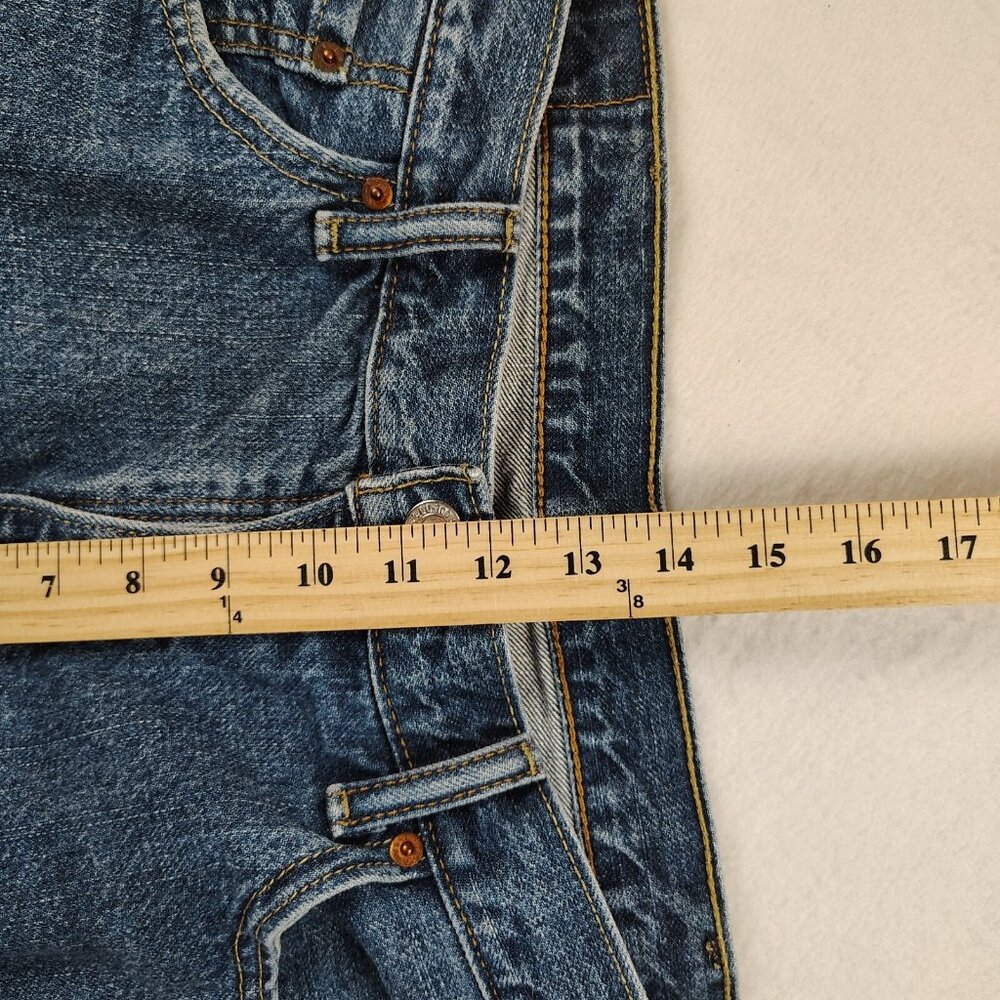 Levi 550 Jean Shorts Regular Faded Red Tab Mens 38 - Picture 8 of 8
